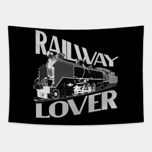 Railway Lover Locomotive Railroad Gift Tapestry