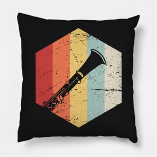 Retro Vintage Clarinet Pillow