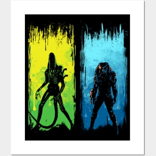 Alien Alien Vs Predator #2 Poster by Towery Hill - Fine Art America