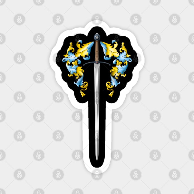 Medieval Sword Magnet by Shad's Store