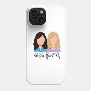 Brunette and Blonde - Best Friends Phone Case