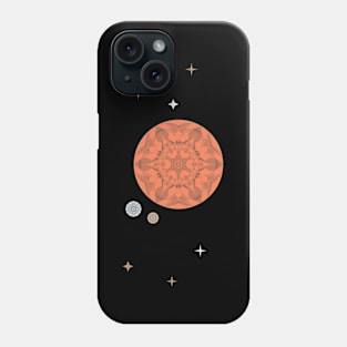 Mars and Stars Mandala Phone Case