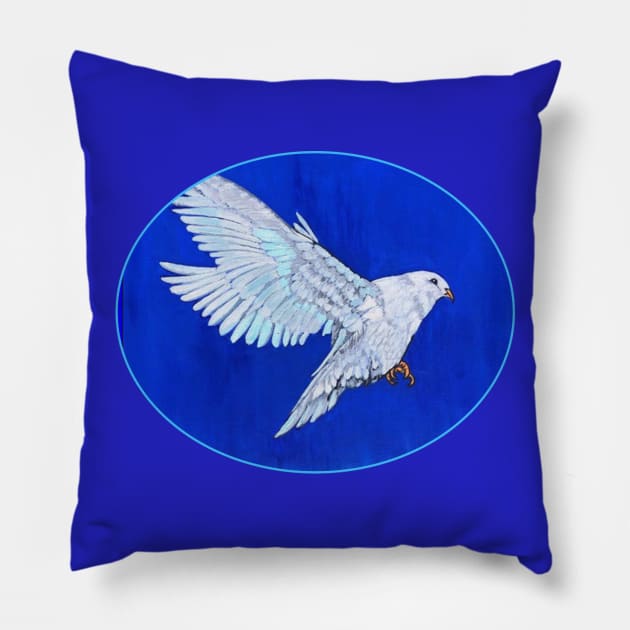 Hope Dove Pillow by KrissyK