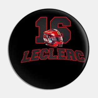 Charles Leclerc 16 Helmet Pin