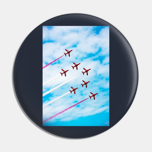 The Red Arrows Festival Of Flight Pin by tommysphotos