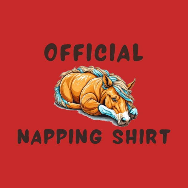 Napping shirt horse by IOANNISSKEVAS