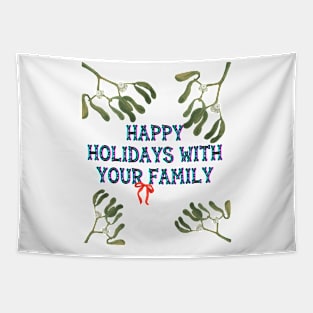 Christmas wishes santa familly Tapestry