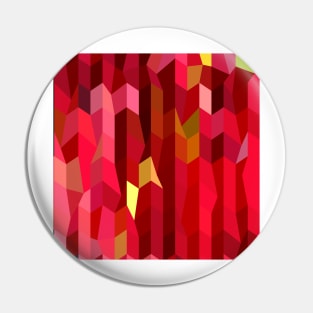 Cardinal Red Abstract Low Polygon Background Pin