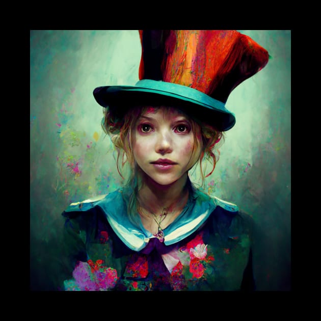 Beautiful girl with a big hat! by Liana Campbell