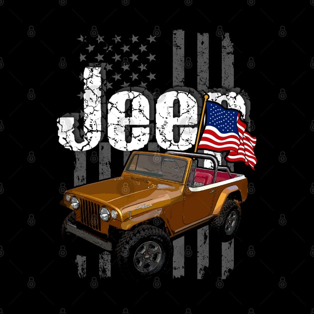 Jeep Jeepster Jeepcar JEEP Flag by alex77alves