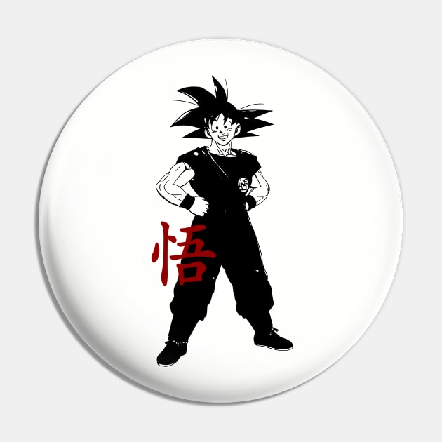 Goku Smile Pin by the lucky friday