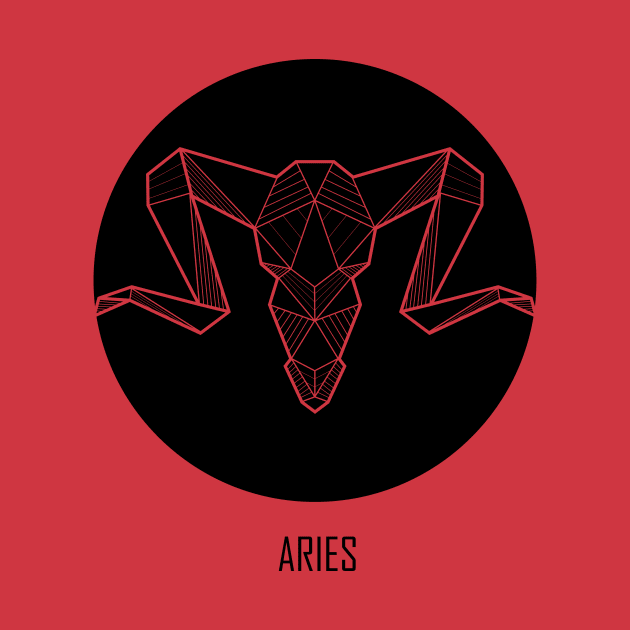 Aaries - Geometric Astrology by alcateiaart