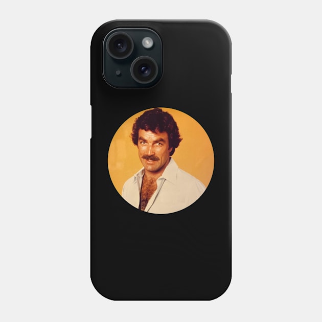 Cool Pose Tom Selleck Phone Case by lordwand