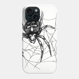 Caught in a Web Phone Case