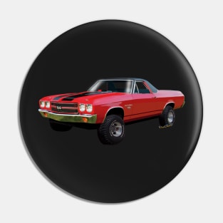 1970 the 3rd Generation Chevy El Camino Pin