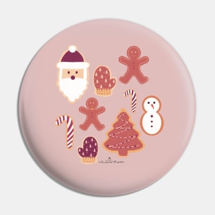 Christmas Cookies - Magenta and Cream Palette | Pattern Pin