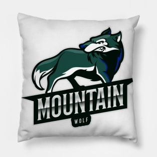 Mountain wolf Pillow