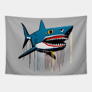 Shark painting Tapestry