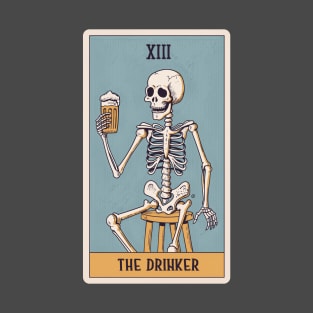 The Drinker Tarot Card T-Shirt