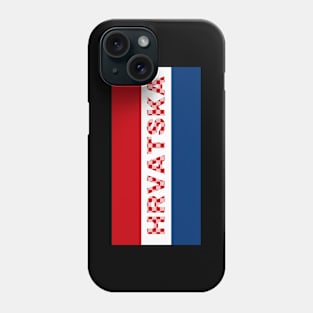 Croatian Flag Colors Phone Case