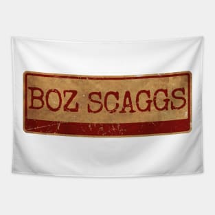 boz scaggs  - siple text gold  retro, vintage Tapestry