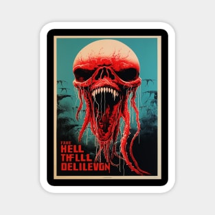 Fictional Horror Movie Poster Magnet