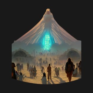 The Fantasy World in Burning Man T-Shirt