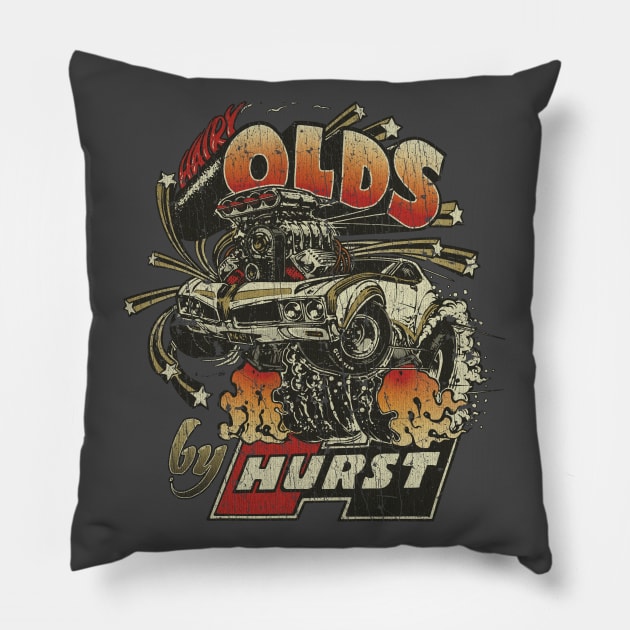 Hairy Olds by Hurst 1969 Pillow by JCD666