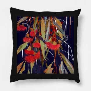 Eucalyptus leaves and flowers Pillow