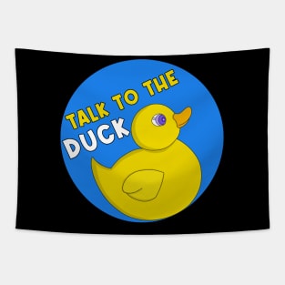 Talk to the Duck Tapestry