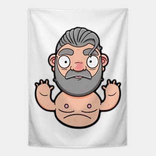 Hot Silver Daddy Tapestry