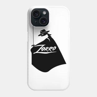 Zorro Black and white Phone Case