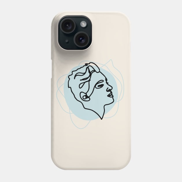 vigour line art Phone Case by NJORDUR