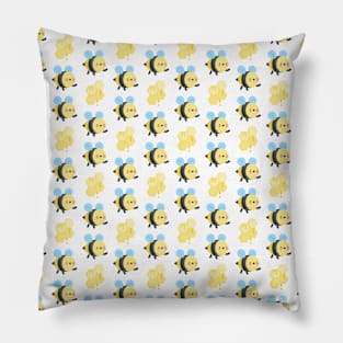 Honey Bees All Over Pillow