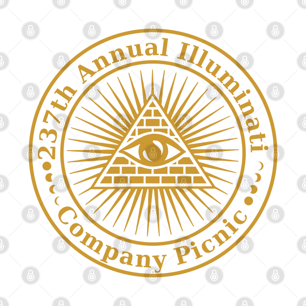 Illuminati Company Picnic by DavesTees