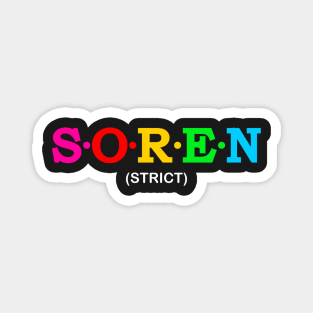 Soren - Strict. Magnet