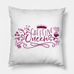 caffeine queen Pillow