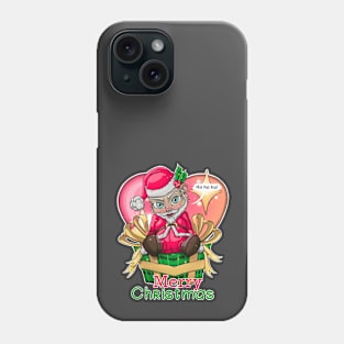 Father Christmas, Merry Christmas Phone Case