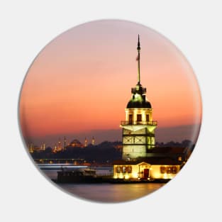 Maiden's Tower İstanbul Turkey Pin