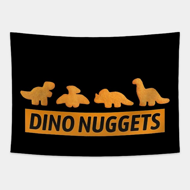 Dinosaur Nuggets Tapestry by Veljam