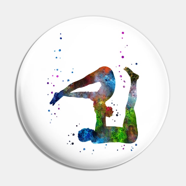 Acro yoga Pin by RosaliArt