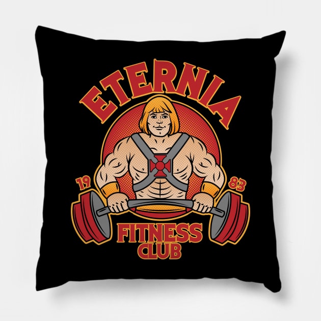 Eternia Fitness Club Pillow by SuperEdu