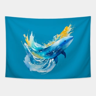 Big whale Tapestry