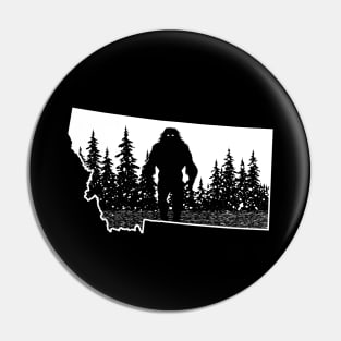 Montana Bigfoot Pin