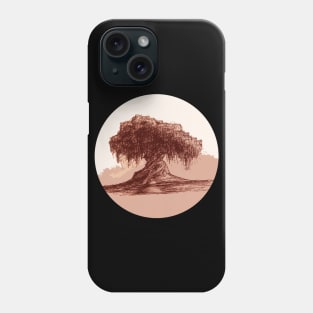 Willow Tree Red Phone Case