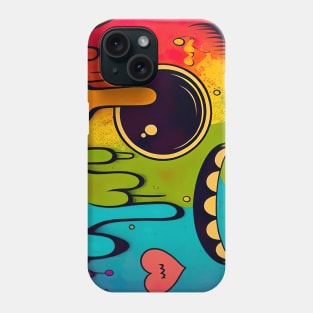 Rainbow Beast, cursed cutie Phone Case