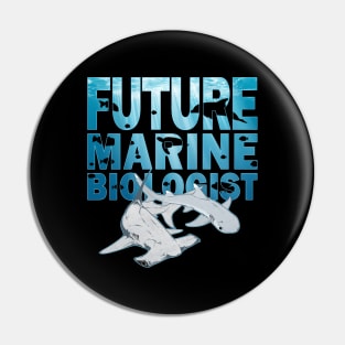 Hammerhead Shark Future Marine Biologist Pin