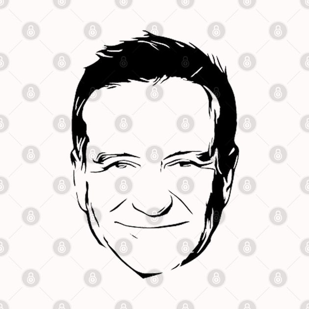 Robin Williams Stencil Artwork by MarkRame