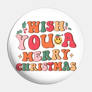 Wish You A Merry Christmas Pin