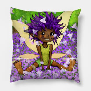 Purple Brownie Fairy Princess Pillow